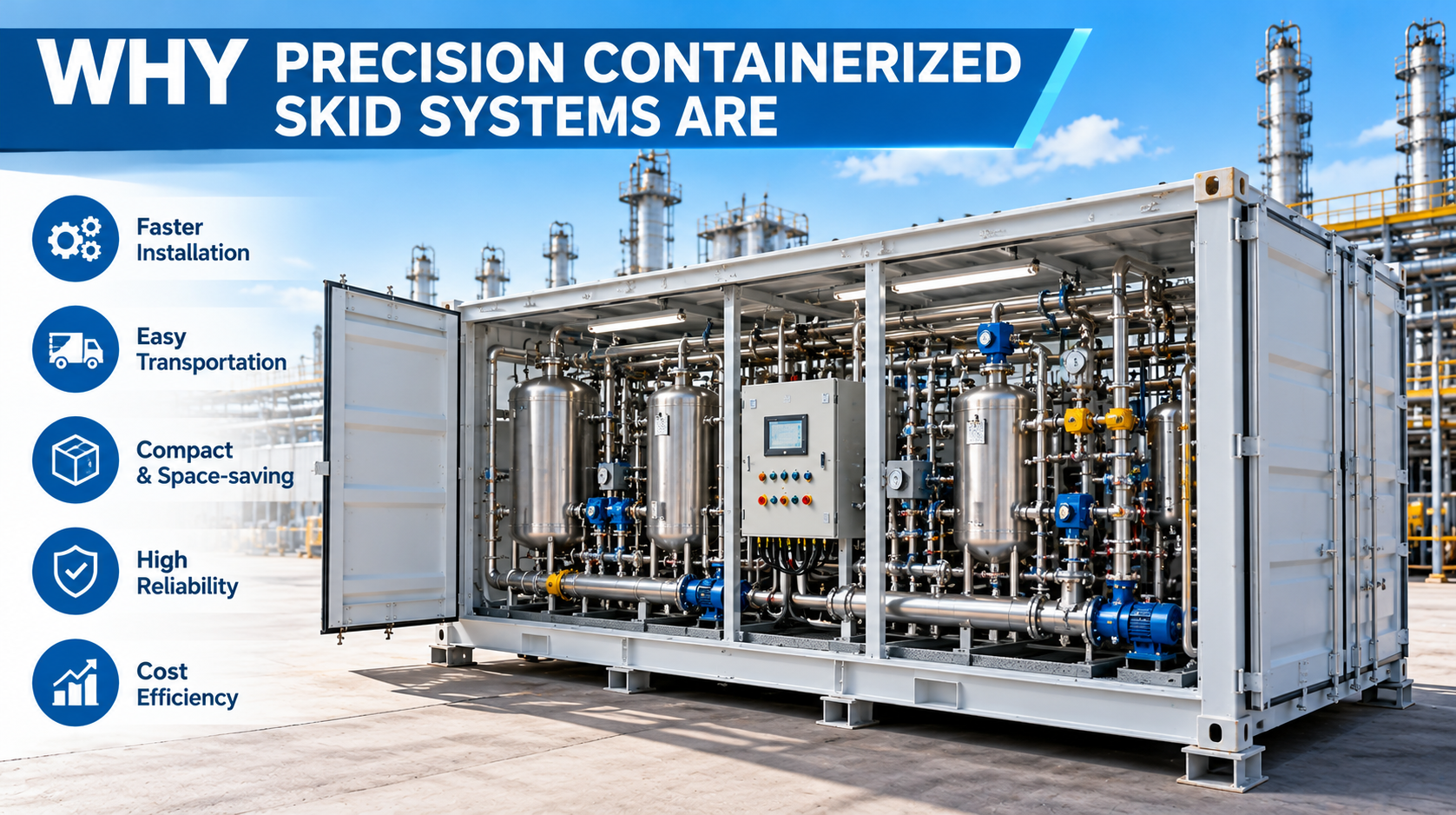 Why Precision Containerized Skid Systems Are Transforming Factory Operations